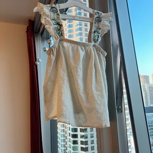 Madewell linen tank top